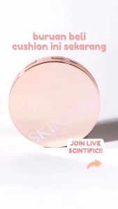 SKINTIFIC Cover All Perfect Air Cushion High Coverage Poreless & Flawless Foundation || Skintific Bedak Padat Long Lasting UV SPF 35 PA+++ Full Refill