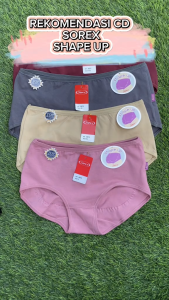 Celana Dalam Wanita Sorex 12Pcs Kode 9075 | Cd Sorex bahan Full katun
