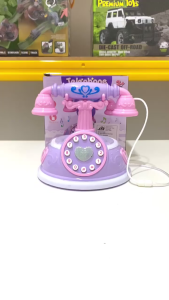 [KST] Telephon Musik Lampu Led | Mainan Telepon Karakter Bunyi | Kado Hadiah Anak Perempuan Usia 3 4 5 6 Tahun