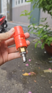 Béc Phun Mỏ Vịt Lõi Sứ Cho Máy Rửa Xe Đầu Cắm Nhanh 1/4