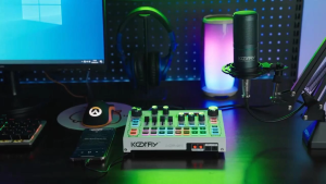 ซาวด์การ์ดKOORFIY KF01 การ์ดเสียงสด การ์ดเสียงไลฟ์สด อุปกรณ์ควบคุมเสียง มีเอฟเฟคในตัว สำหรับไลฟ์สดและร้องเพลง บลูทูธ Sound Card บลูทูธ การ์ดเสียงสด 48V แท้ การ์ดเสียง ซาว์ดการ์ดเสียงดี ซาวด์เอฟเฟค เอฟเฟกต์เสียงร้อง