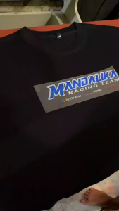Kaos Mandalika Racing Team Moto GP Indonesia Variasi Hitam Putih-Baju Desain Mandalika Racing Team