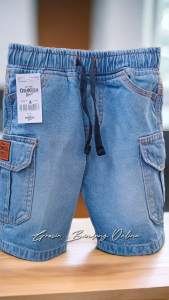 1-13 TAHUN CELANA CARGO PENDEK ANAK LAKI LAKI PEREMPUAN JEANS PENDEK ANAK CELANA CARGO ANAK