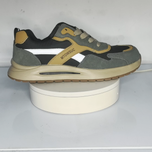 Sepatu Safety Sneakers Kerja Pria Ujung Besi Sepatu Keselamatan Outdoor Proyek Olahraga Lapangan Anti Tusukan 381