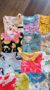 JanElla’s BUTTON DOWN PAJAMA SET (1 to 8 Years Old) SLEEPWEAR TERNO for KIDS BOYS 100% Cotton Made in Vietnam