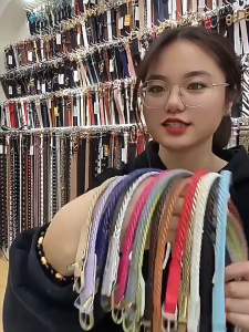 Dây thắt lưng nữ dây nịt nữ bản nhỏ mặt kim loại cao cấp phong cách Basic đơn giản - Bản 0.8cm