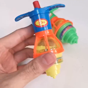 Kids LED Spinning Gyro Top Toy | Light-Up Play Item Favor & Goodie Bag Gift