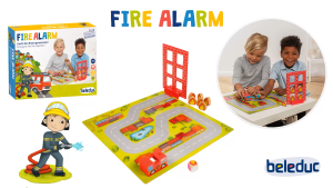 [อายุ 3+] ชุดเกมภารกิจกู้ภัยดับเพลิง (Fire Alarm) [Beleduc]