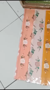ROSE PRINTED WRAPPING PAPER KERTAS BUKET DEKORASI MOTIF KERTAS MAWAR KB6177