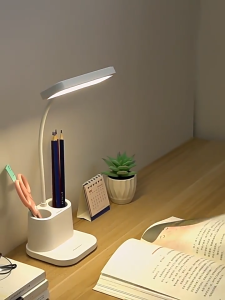 Lampu Meja LED Pintar Pencahayaan Pintar Lampu Meja Studio Lampu Dalam Ruangan Dengan Wadah Pena