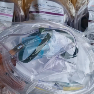 Masker Nebulizer DEWASA - ANAK - BAYI ONEHEALTH. ADULT - CHILD - INFANT Nebulizer Mask ONE HEALTH. Masker Uap inhalasi / Inhaler Mask OH.