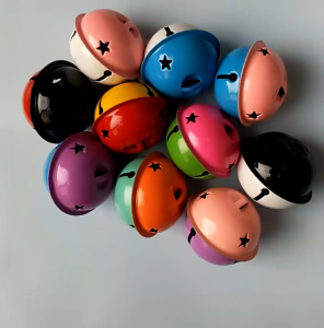 (Combo 5 chuông) Chuông lục lạc đeo cổ cho Chó Mèo size đại 4cm phụ kiện handmade - Love Pets Shop