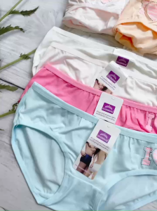 Combo 5 Quần Lót nữ . quần chip Cotton Trái Tim Xinh Xắn (3235) Size 45 - 55 Kg Form ôm Dáng Mặc Đẹp - Shop Kim Yến