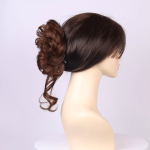 Fashionable Styling Wigs Hair Clips Hair Accessories Womens Wedding Hairstyle Hair Flowers Ponytail Curls