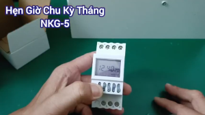 Timer hẹn giờ chu kỳ tháng - 12 chương trình hẹn giờ NKG-5