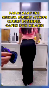 Alat Pijat Leher Terapi Mini Pad Mat Electric EMS Massage Recharging Alat Pijat Punggung Perut Paha Bahu Pundak Otot EMS Alat Pijat Terapi