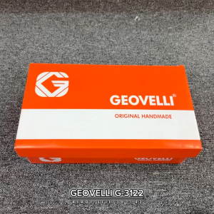 Gvl Geovelli Sepatu Sneakers Pria G-3122 Coklat Kombinasi Putih Sepatu Kasual Terbaru Berkualitas
