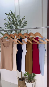 Mini Tank Top  เสื้อกล้ามผู้หญิง คอยู ต่อหลัง  รุ่นน่ารัก สำหรับสาวๆ ชอบเสื้อผ้าสีสันสดใส