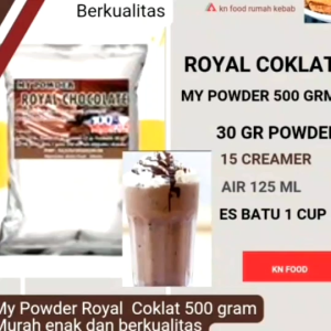 Bubuk Minuman Rasa Royal Coklat Bubble drink Powder drink Royal Chocolate 500gram