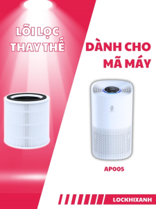 Lõi lọc không khí Lọc Khí Xanh cho máy lọc không khí TAOTRONIC AP005