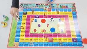 เกมกระดาน ชุด สูตรคูณสมองไว (Multiplication Game) กระดานพลาสติก ขนาดเมื่อกาง 50x70 ซม./ ET-528