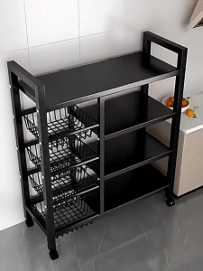 Rak Susun Dapur Minimalis Rak Roda Rak Dapur Microwave Rak Oven Rak Serbaguna