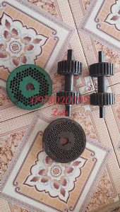 Bộ lô ép cám lắp máy ép cám 2 quả lô