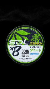 SEAHAWK SOL ZERO FADE X8 BRAIDED LINE (110yds / 150yds)