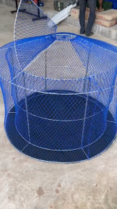 2 ชั้น สุ่มล่อพับได้ สำหรับไก่ชน คลาวปาก แบบฝาเปิดบน