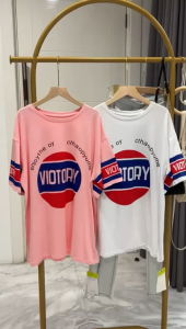 ●ECLAIRE● 043 Tshirt Oversize Jumbo Bigsize Korea Santai Kasual Import