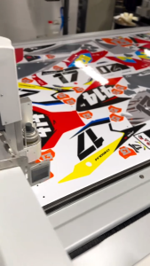 SM Racing Decal Stiker Honda CRF 150 L Trail Supermoto Full Body Warna Merah Putih Terbaru