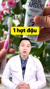 Kem Đánh Răng Cho Bé Trắng Răng Ngừa Sâu Răng Pasta Del Capitano Hữu Cơ An Toàn Cho Trẻ Nhỏ 75ml