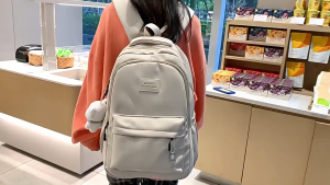 Tojoy【READY STOCK】Korean bag School Backpack Student Bag beg galas bagpack women school bag Large capacity backpack Travel Bag beg sekolah hitam 书包女 beg sandang Harajuku bag