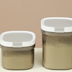 【KONKA】 Baby Milk Powder Box Portable Milk Powder Can Food Storage Box Food Storage Milk Powder Container With Spoon