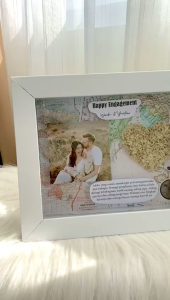15200015 flower frame 3D | KADO PACAR | HADIAH WISUDA | PERNIKAHAN | BIRTHDAY | Engagement | ANNIVERSARY DLL CUSTOM