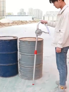 มือหมุนสูบน้ำมัน หรือมือปั้มน้ำมัน สูบน้ำมัน ใช้งานด้วยตัวปั่นน้ำมัน ความละเอียด 160mm, แข็งแรง 12000 RPM, ราคาที่สุด 1,490 บาท