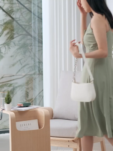 Mini Fan Portable Neck Fan Bladeless Rechargeable Mute Fans 3 Speeds Adjustable Hanging Cooler Fan