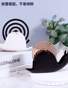 Holder Obat Nyamuk Bakar Tempat Wadah Bentuk Siput Mosquito Coil Holder