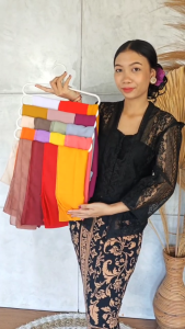 Selendang Sifon Bali Ikat Pinggang Berkebaya