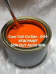 Sơn màu Cam tươi cơ bản D44 sơn Auto Lacquer (1K) đóng lon 1kg