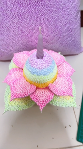 เม็ดโฟมสีพาทเทล โฟมย้อมสี โฟมหลากสี ขนาด3-4มิล อุปกรณ์ตกแต่งของขวัญวันเกิด วันปัจฉิม วันปีใหม่ ของจีบลูกค้า ของตกแต่ง