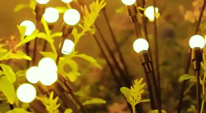 [SG SELLER]10LED Hari Raya Lights Outdoor Solar Firefly Lights Waterproof Solar Garden Lights Hari Raya Decoration For Park Garden Lawn