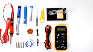 PAKET Peralatan Solder Kit 60W 220V Paket Lengkap Solder Kit Solder 220V 60W SATU SET dengan tas