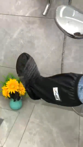 HOTSPEED Rain Boots Waterproof Shoe Cover For Women Men Thickened For Motorcycle High Cut Heavy Duty