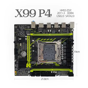 เมนบอร์ด ATERMITER X99 P4 MICRO ATX LGA 2011-3 WORKSTATION SERVER MAINBOARD MOTHERBOARD CPU XEON COMWORK - Lazada