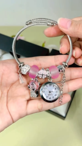 Jam Tangan Titanium Mewah Fashion Wanita Terbaru 2024 Display Analog
