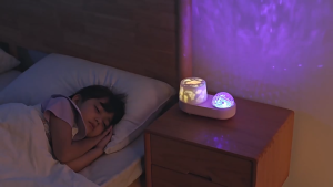 🔥sg STOCK🔥Stereo Ocean Projector Light for Bedroom Led Sky Wave Color Rotating Underwater Wall Projection 3D Lamp Birthday Gift