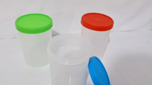 HATAYASHOP-TOPLES PLASTIK WARNA/TOPLES PENYIMPANAN KUE/TOPLES MURAH/oples Mawar Warna Toples Serba Guna 5 Liter