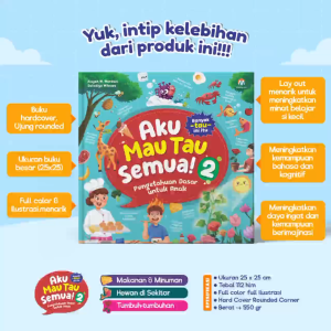 Buku AKU MAU TAU SEMUA 2 - Buku Edukasi Anak Usia 5+ - Menambah Wawasan Pengetahuan Anak Buku Anak Berbahasa Indonesia Isbn 978-623-6213-77-3 - Lazada