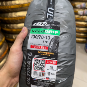 FDR Ban Motor Velogrip 130/70-13 Tubeless TL Ban Motor Metic Free Pentil